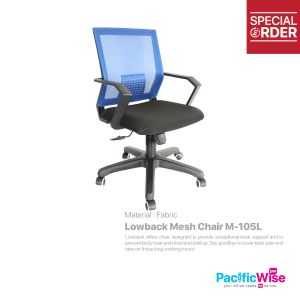 Lowback Mesh Chair/Kerusi Punggung Rendah/M-105L