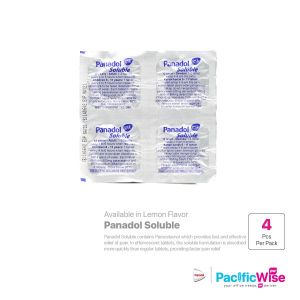 Panadol Soluble/Panadol Larut/Health & Beauty/ Lemon Flavour-4'S