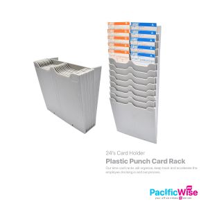 Plastic Punch Card Rack