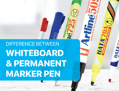 Difference Between Whiteboard Marker and Permanent Marker Pen